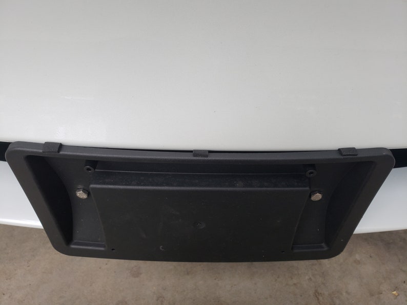 No-Hole Tesla Model 3 or Model Y Front License Plate image 5