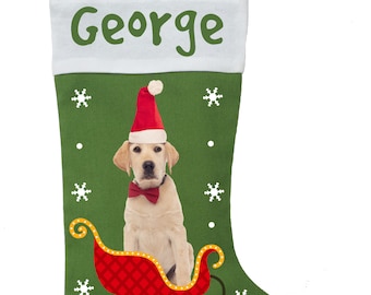 AD-LP1yMG Yellow Lab Pup 'Yours Forever' Coffee/Tea Mug Christmas Stocking Fill 