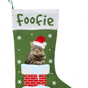 Getigerte Katze Weihnachtsstrumpf, getigerte Katze Weihnachtsgeschenk, getigerte Katze