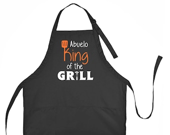 Abuelo King of the Grill Schürze: Poly Cotton Grillschürze