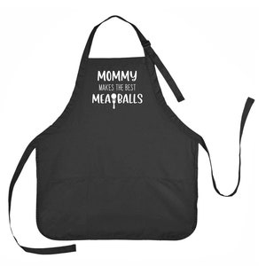 Mamãe faz o melhor avental de almôndegas, avental de almôndegas, avental de almôndegas da mamãe, avental de almôndegas para a mamãe