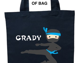 Personalisierte Ninja Trick or Treat Tasche: Halloween Beute Tasche