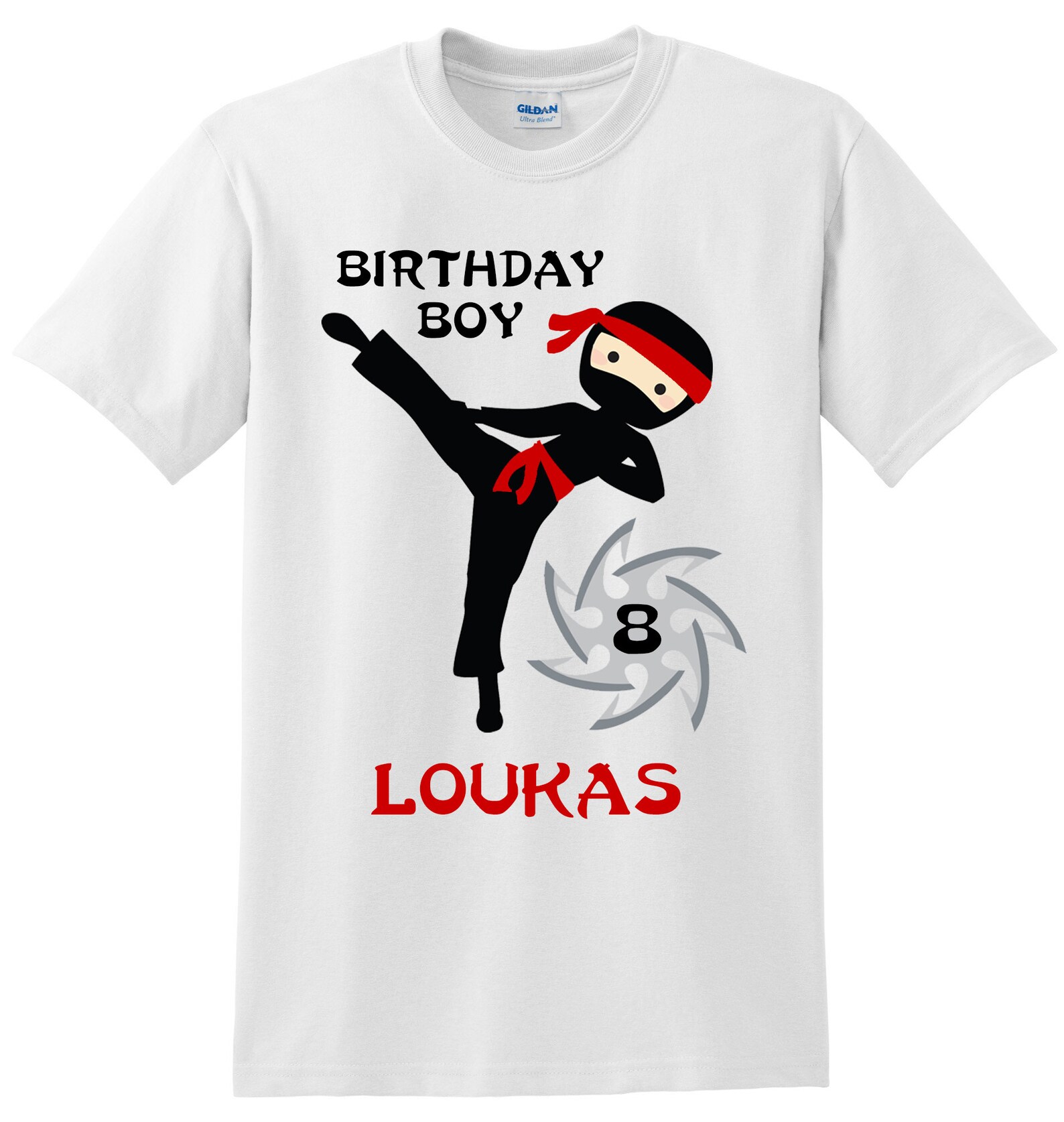 Ninja Birthday Shirt Personalized Ninja Shirt With Name and | Etsy