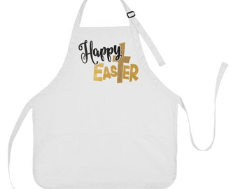 Happy Easter Apron, Easter Apron, Cooking Apron for Easter, Easter Baking Apron, Apron for Easter