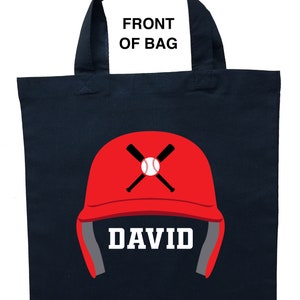 Baseball Trick or Treat Tasche, Baseball Halloween Tasche, Baseball Tote Bag, Benutzerdefinierte Baseball Tasche, Baseball Tasche, Personalisierte Baseball Tasche