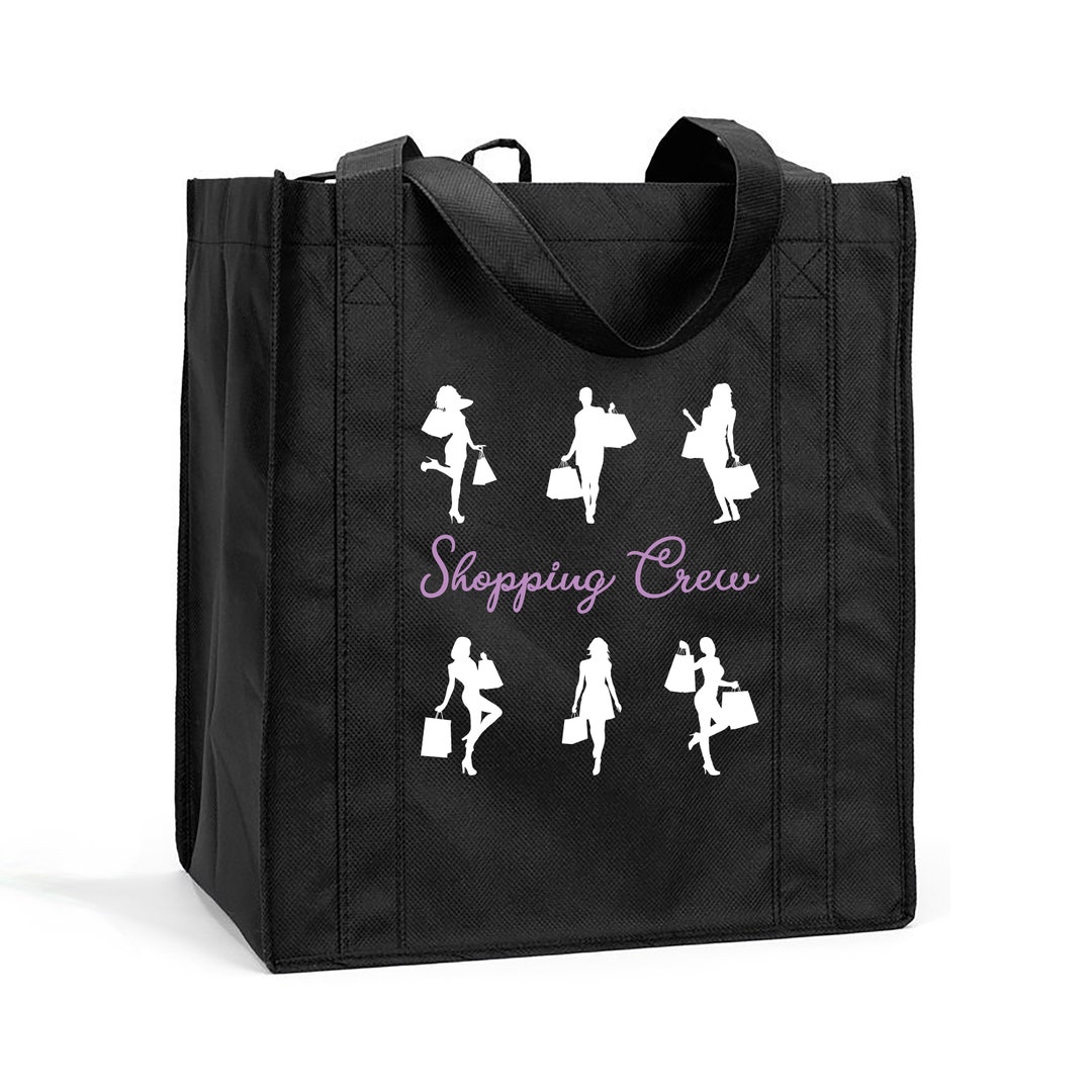 Shopping Crew Shopping Bag, Shopping Crew Reusable Shopping Tote