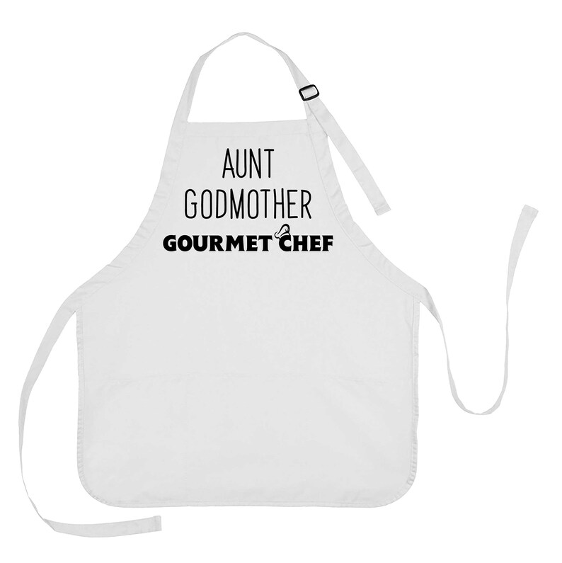 Apron for Aunt Apron for Godmother Gourmet Chef Apron Gift Etsy