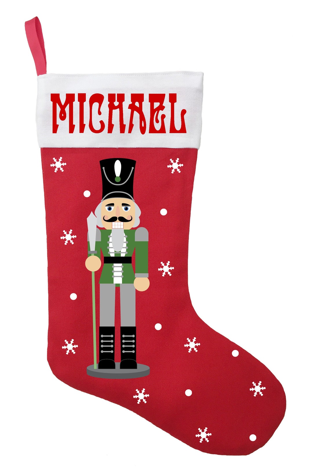 Nutcracker Christmas Stocking, Custom Nutcracker Stocking Etsy