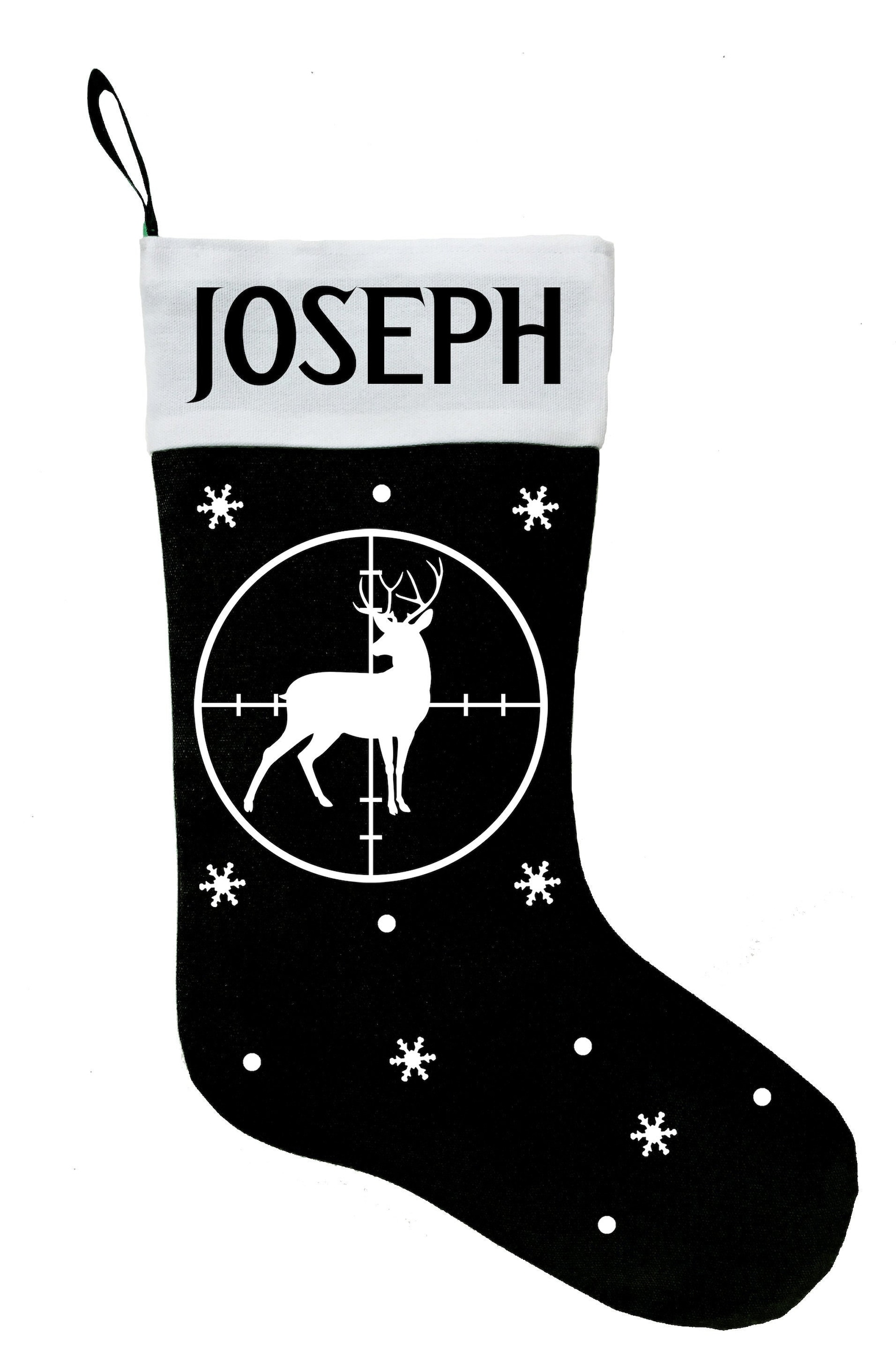 Deer Hunter Christmas Stocking Deer Hunter Stocking Hunting Etsy