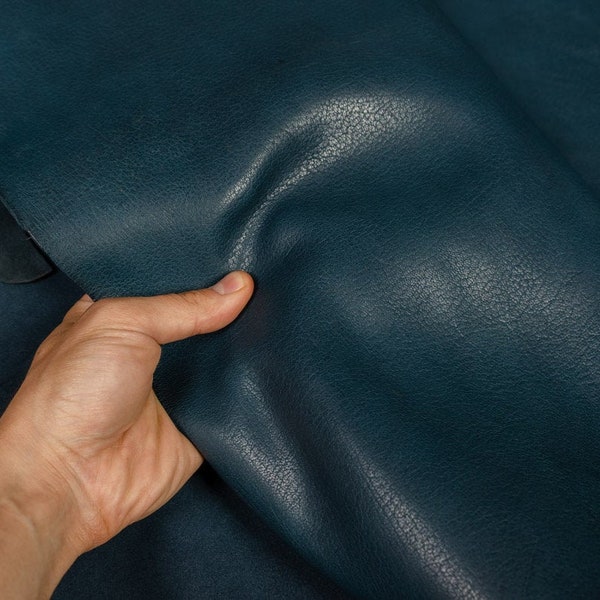 Full Hide: Navy goat hide chrome tanned