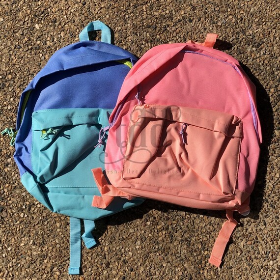 personalised daycare backpack