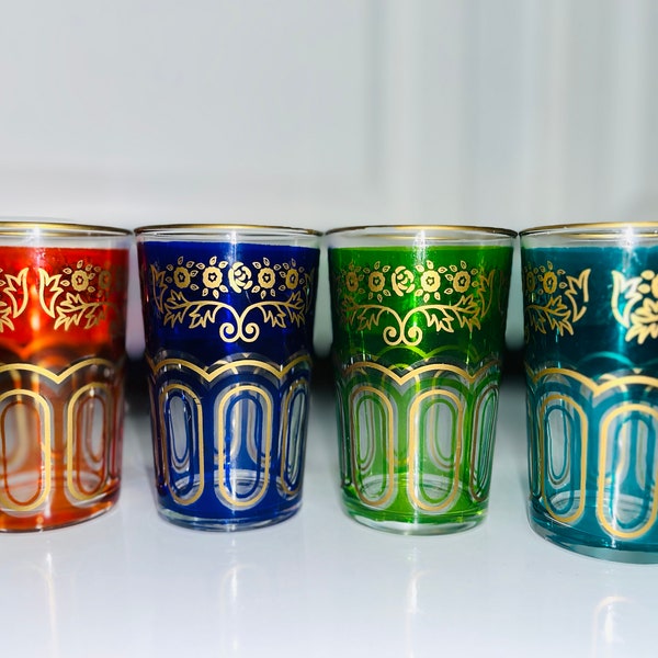 Moroccan Tea Glasses Etsy