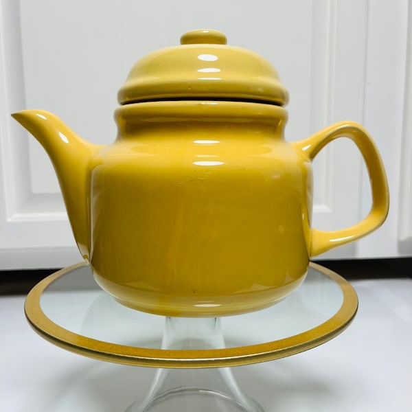Mustard Tea Pot Etsy