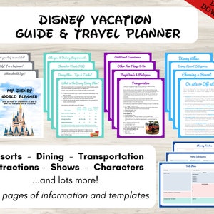 Disney World Planner & Guide - Updated April 2026 - Includes FREE Lightning Lane Guide Spreadsheet!