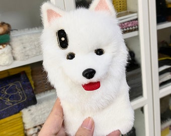 large samoyed stuffed animal