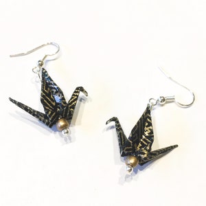 Origami Crane Earrings