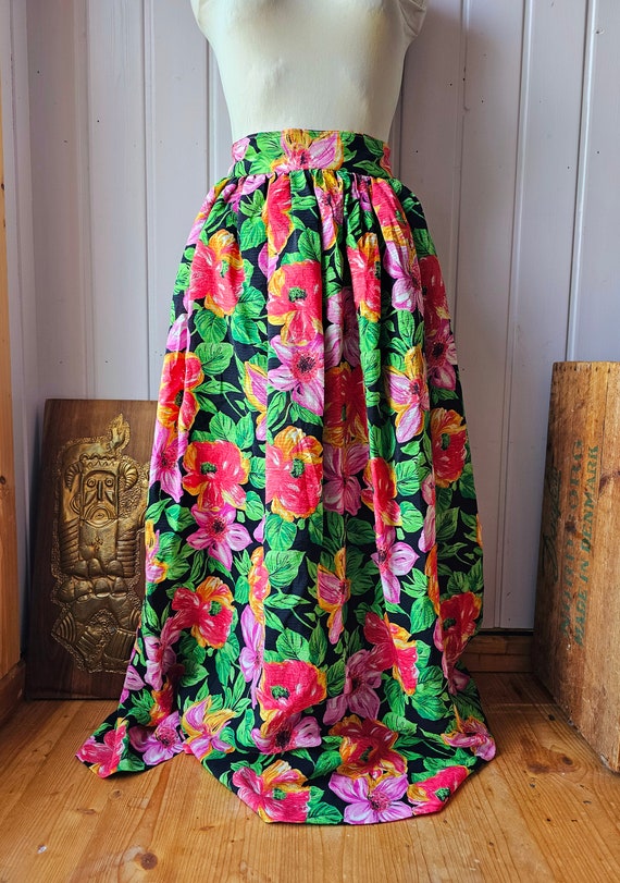 Maxi rok bloemen sale