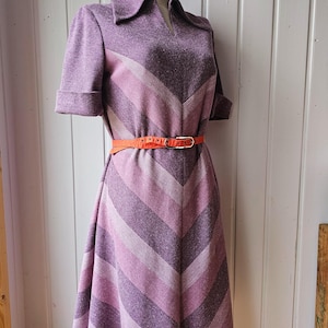 Vestido vintage de los años 70, talla 40