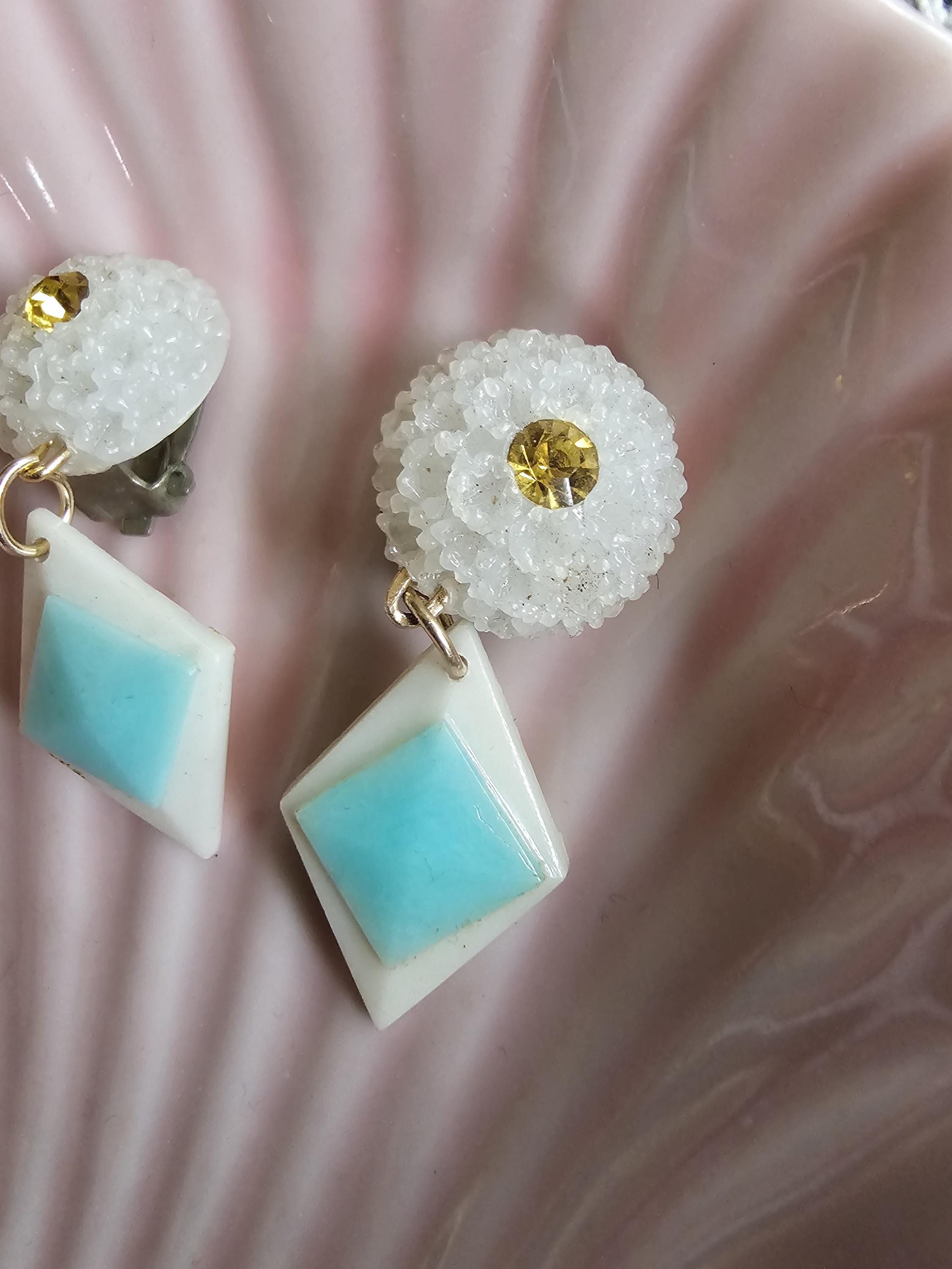 Vintage ear clips from collection