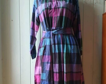 Country Living Plus size cotton dress size 42/44 Gingham