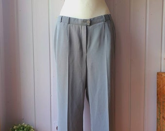 Anthracite-colored, loose-fitting vintage trousers, size 46, Marcona