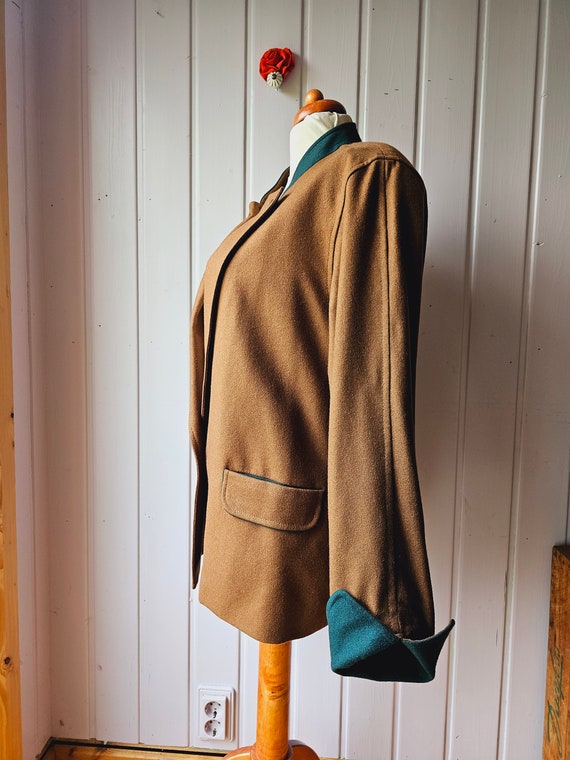 Rehbraunes Vintage Jacket,Schurwolle, Julius Lang… - image 2