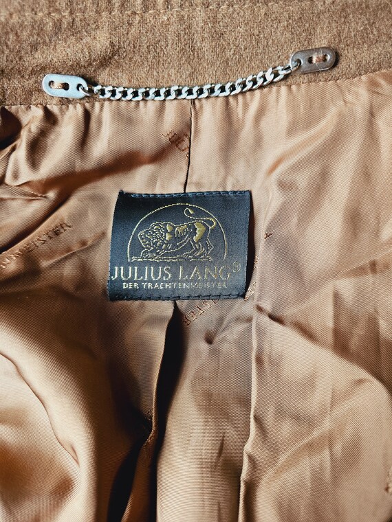 Rehbraunes Vintage Jacket,Schurwolle, Julius Lang… - image 8