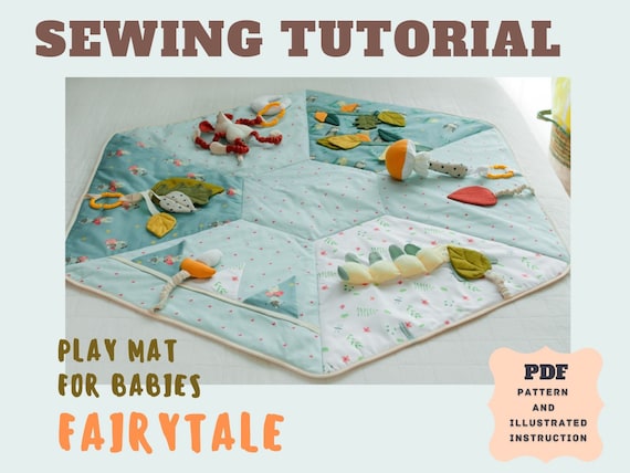 Sewing Pattern Baby Playmat.Baby Blanket PDF Pattern