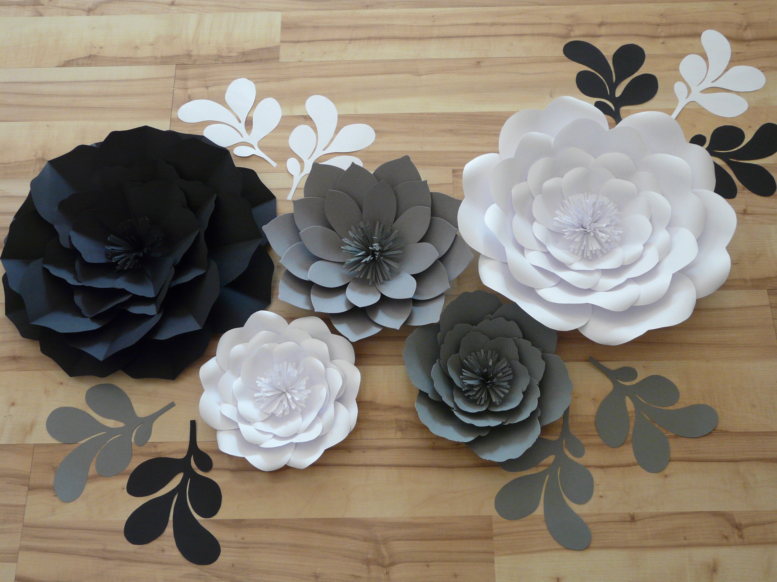 DIY Paper Flowers Wedding Decoration Background Wall Dcor Etsy