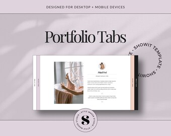 Showit Website for Portfolio | Website Theme | Showit Template for Bloggers | Blogger Theme