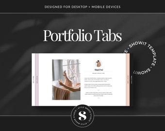 Showit Website for Portfolio | Website Theme | Showit Template for Bloggers | Blogger Theme