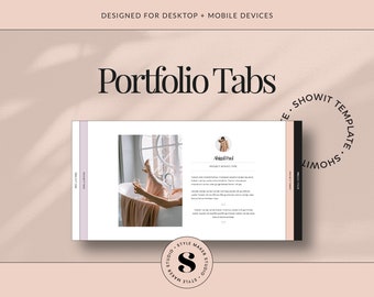 Showit Website for Portfolio | Website Theme | Showit Template for Bloggers | Blogger Theme