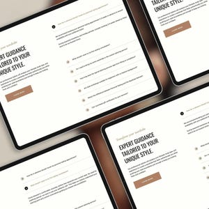 Personal Stylist FAQ Section | Accordion Canvas for Showit Websites