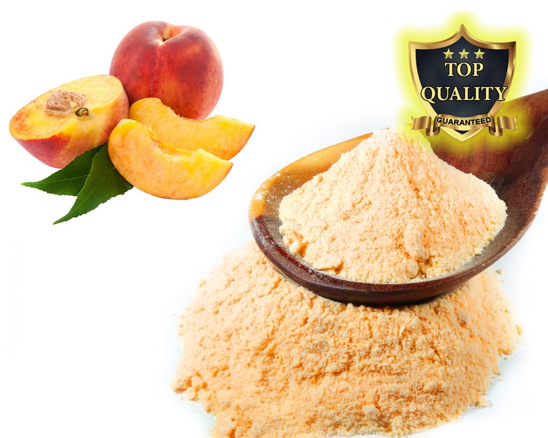 Peach Powder 25100g Superfood Diet Healthy Powdered Etsy