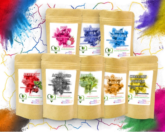 Colorante alimentare naturale 50g Polvere di Spirulina Blu | Etsy Italia