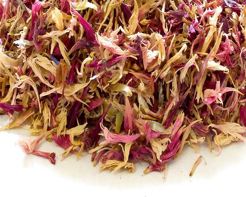 Herbal Tea Making Black Purple Dried Cornflower Petals Craft Soap Confetti