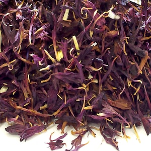 Pétalos de aciano morados y negros secos, decoración de tartas, manualidades, adornos para hacer té