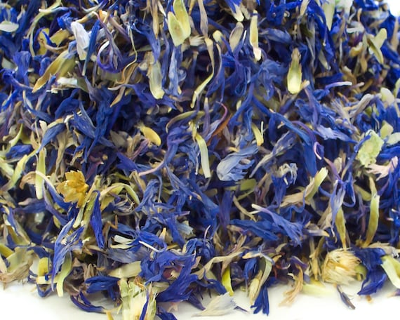 Herbal Tea Making Black Purple Dried Cornflower Petals Craft Soap Confetti