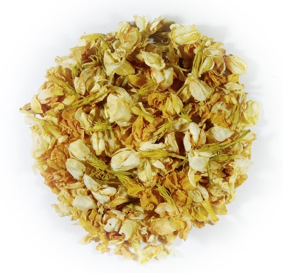 Cocina Jasmin flores secas Jasmine Artesanía Decoración Vela de jabón de baño té de hierbas