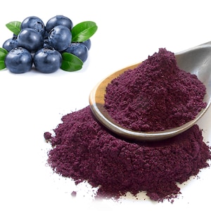 Blueberry Fruit Powder 25-100g Dried - Juice, Superfood Diet, Healthy Powdered , Highest Quality, Shake Lollies Jelly Yoghurt