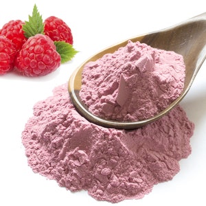 Raspberry Powder 25-100g, Fruit Powders, Smoothies, Superfood Diet, Healthy Powder Shake Lollies Jelly Yoghurt