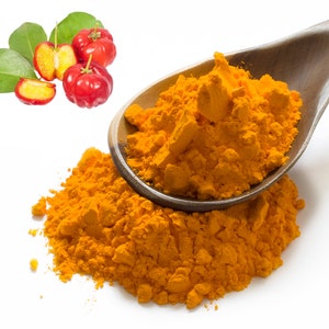 Acerola Cherry Powder 25-100g, Fruit Powders, Smoothies, Superfood Diet, Healthy Powder Shake Lollies Jelly Yoghurt