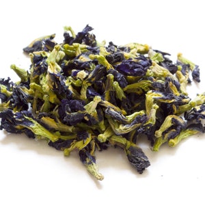 Dried Blue Butterfly Pea Flowers, Clitoria ternatea, Tea/Cocktails, Thai Herbal Blue Tea Perfect For Soap Resin Jewellery Craft Supplies
