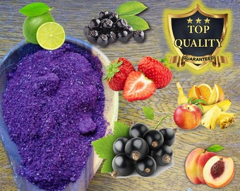 29 Types!!! 100g Natural Fruit Powder - Strawberry, Peach, Lime, Tropical Fruits, Chokeberry, Aronia, Pomegranate, Apple GreenHeartStore