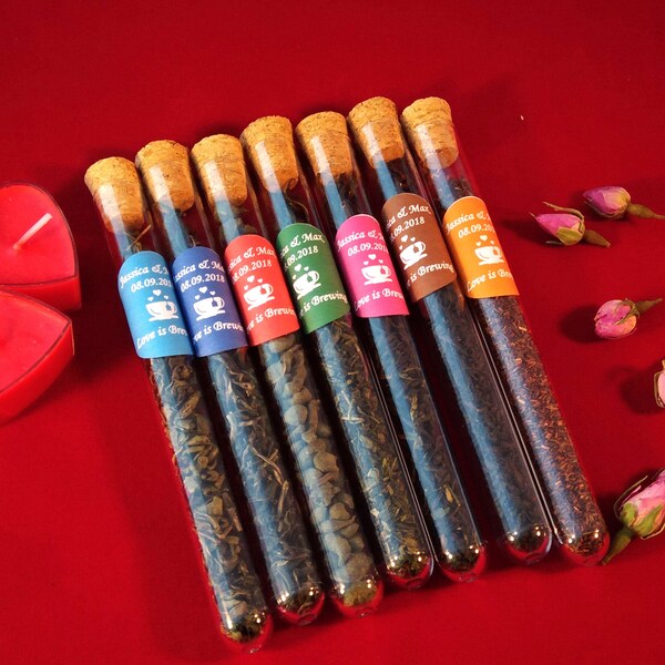 Tea Test Tubes Etsy