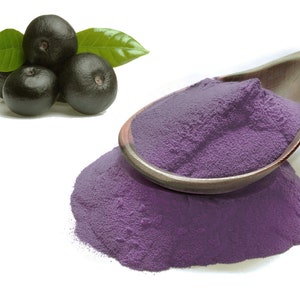 Acai Berry Powder 25-100g, Fruit Powders, Smoothies, Superfood Diet, Healthy Powder Shake Lollies Jelly Yoghurt