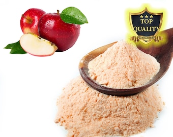 Apple Powder 25-100g, Superfood Diet, Healthy Powdered Strawberry, Highest Quality, Shake Lollies Jelly Yoghurt