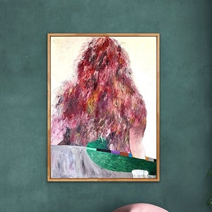 Original Abstract Painting: Contemporary Art Gallery Wall Decor (30x40 in)