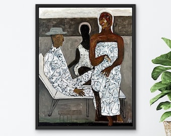 Original Acrylic Painting: Brut Street Art, Contemporary Wall Decor (16x20 in)