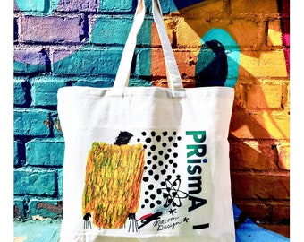 Macoon Design Prisma Tote Bag: Original Cotton Canvas, Limited Edition